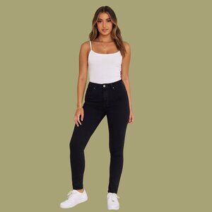 🔥1822 Denim Mid-Rise Black Skinny Jeans | Size 4🔥